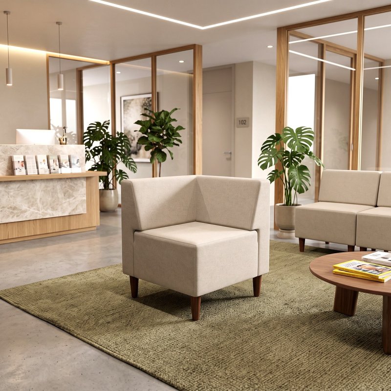 CUBE Eckmodul für Lounge & Objektbereiche