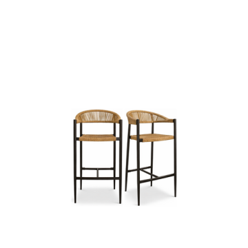 Terrassen Barhocker "Naxos", honey