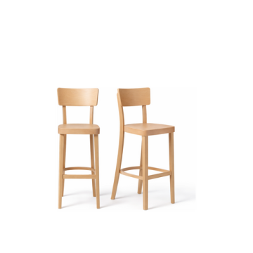 FAMEG Designer Holzbarhocker "Solid HBH-BST-9449" Buche / Eiche