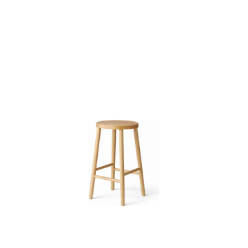 Barhocker "Bara" aus Esche/Eiche - Höhe 63 cm