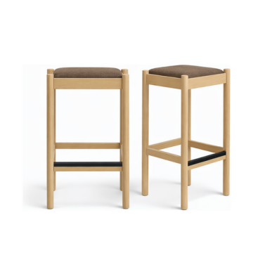 Hocker "Calma" aus Esche - Höhe 61 cm