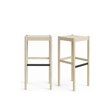 Barhocker "Calma" aus Esche - Höhe 76 cm