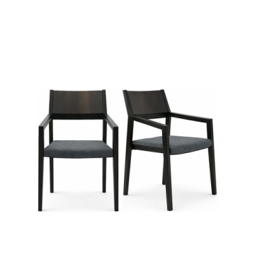 FAMEG Designer Holzstuhl "Arcos HS-B-1403" - Buche/Eiche