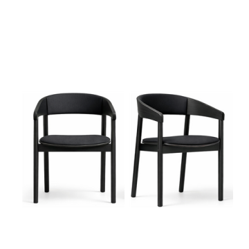 FAMEG Designer Holzstuhl "Nord HS-B-2320/2", Buche / Eiche