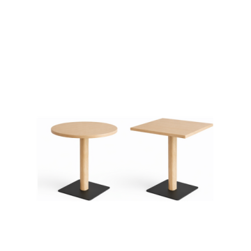 Holztisch „Luca“ – rund Ø 60/70 cm oder quadratisch 60/70 cm