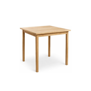 Holztisch "Ogen" 80x80 cm - Eiche