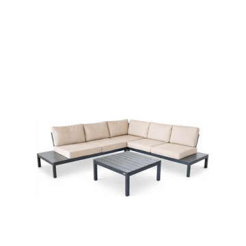 Outdoor Lounge-Set 'Mykonos' inkl. Tisch, anthrazit