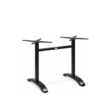 Outdoor-Tischgestell "TG-Aluma" double in schwarz, optional klappbar