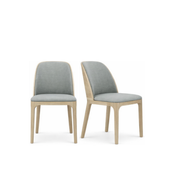 FAMEG Designer Polsterstuhl "Arch PS-A-1801" - Buche/Eiche