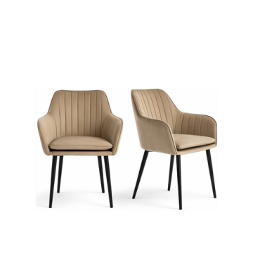 Polsterstuhl "Mario-B" in Beige