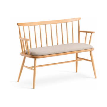 FAMEG Designer Sitzbank, Holzbank "Wand HZS-S-1102/1" im Windsor-Design