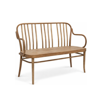 FAMEG Designer Loveseat, Holzbank 2-Sitzer "S-6653/L"