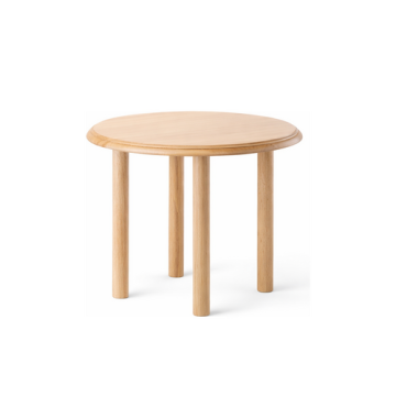 Ablagetisch "Ronda STK-2316/3" - mit Ø 60 cm Platte in Buche/Eiche