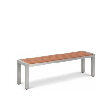 Outdoor Sitzbank "Jabel" in Teakholzoptik
