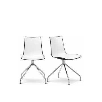 Drehstuhl mit Metallgestell "Zebra-BiColor - 2611"