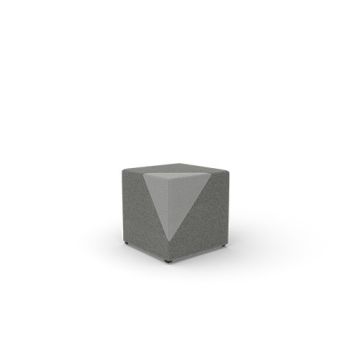 Zweifarbiger Sitzwürfel 45x45 cm