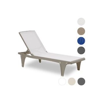 Sonnenliege "Tahiti" aus Kunststoff