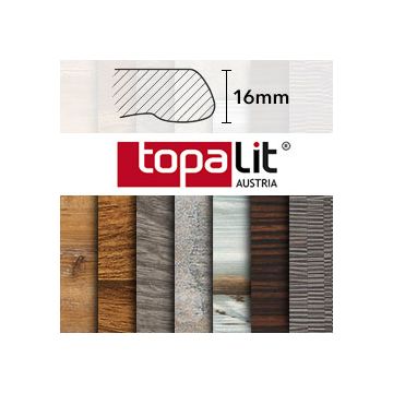 TOPALIT Smartline 16mm Outdoor-Tischplatten - Lagerprogramm