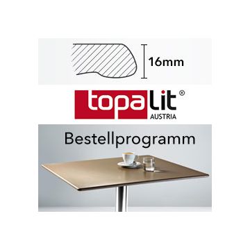 TOPALIT Tischplatten - Smartline 16mm - Bestellprogramm