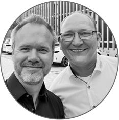 Marcel Hasse und Andreas Plewe von SETRADA