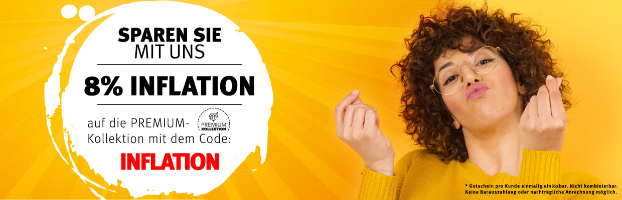 8% Inflationsbonus auf alle Premium Produkte